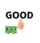 バス運転手、ドライバー向け動くスタンプ2（個別スタンプ：16）