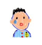 in crayons（個別スタンプ：4）