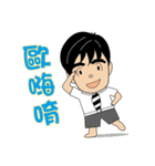 Changcheng Jr. go to school（個別スタンプ：11）