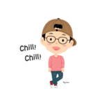 Aujjy chill！（個別スタンプ：3）