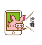 Passionate baby pig（個別スタンプ：34）