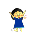 girl strang（個別スタンプ：4）