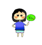 girl strang（個別スタンプ：6）