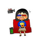 girl strang（個別スタンプ：9）