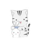 Kyouya is My Cat 5 (TH) ft. his bunny（個別スタンプ：36）