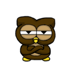 Nauzy owl（個別スタンプ：3）