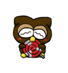 Nauzy owl（個別スタンプ：4）