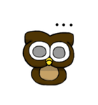 Nauzy owl（個別スタンプ：14）