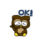 Nauzy owl（個別スタンプ：17）