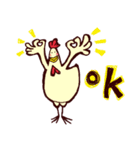 cackling hen（個別スタンプ：13）