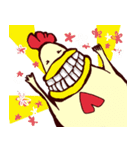 cackling hen（個別スタンプ：37）