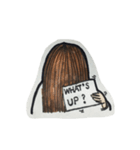 Swag Long Hair Ghost（個別スタンプ：3）