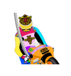 Moto Race Rainbow-colored Riders 8 @04（個別スタンプ：5）
