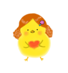 A peculiar chick-Ari（個別スタンプ：8）