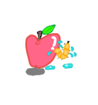 a apple（個別スタンプ：3）