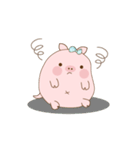 piggy cute pink pig 2（個別スタンプ：4）