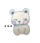 Blue Bear in love（個別スタンプ：6）