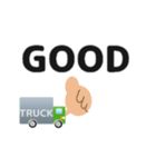 for truck driver English version3（個別スタンプ：16）