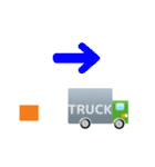 for truck driver English version3（個別スタンプ：23）