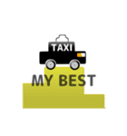 taxi driver3(Engligh version)（個別スタンプ：7）