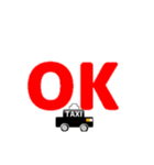 taxi driver3(Engligh version)（個別スタンプ：14）