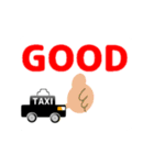 taxi driver3(Engligh version)（個別スタンプ：16）
