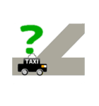 taxi driver3(Engligh version)（個別スタンプ：19）