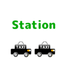 taxi driver3(Engligh version)（個別スタンプ：21）
