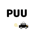 taxi driver3(Engligh version)（個別スタンプ：22）