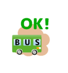 bus driver(English ver)2（個別スタンプ：5）
