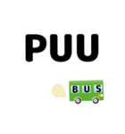 bus driver(English ver)2（個別スタンプ：22）