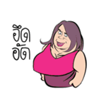 fat woman（個別スタンプ：26）