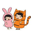 Nunny Bunny and Matty Tiger（個別スタンプ：22）