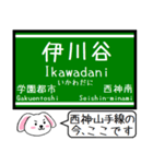 神戸の地下鉄 西神・山手線 いまこの駅！（個別スタンプ：14）