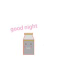 daily of milk bottle（個別スタンプ：23）