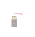 daily of milk bottle（個別スタンプ：25）