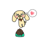 Toy poodle,  Polon（個別スタンプ：1）