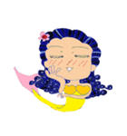 a curly hair Merman（個別スタンプ：11）