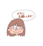 女の人_日常stamp（個別スタンプ：4）