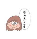 女の人_日常stamp（個別スタンプ：5）