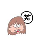 女の人_日常stamp（個別スタンプ：7）