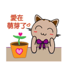 Magic ribbon cat story（個別スタンプ：8）