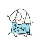 the dog with note pad（個別スタンプ：16）