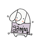 the dog with note pad（個別スタンプ：25）