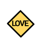 Traffic sign of love.（個別スタンプ：35）