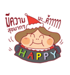 Kaprao: Happy Festive Season（個別スタンプ：1）