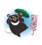 Taiwanese black bears who like to camp（個別スタンプ：17）