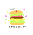 バーガー美（個別スタンプ：16）