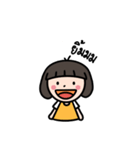 smiling girl :)（個別スタンプ：1）