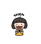 smiling girl :)（個別スタンプ：6）